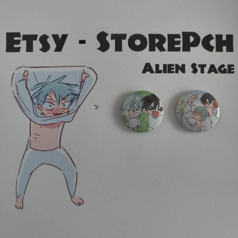 Anstecknadel 32 Mm - Alien Stage | Ivan Und Till Neu von StorePch