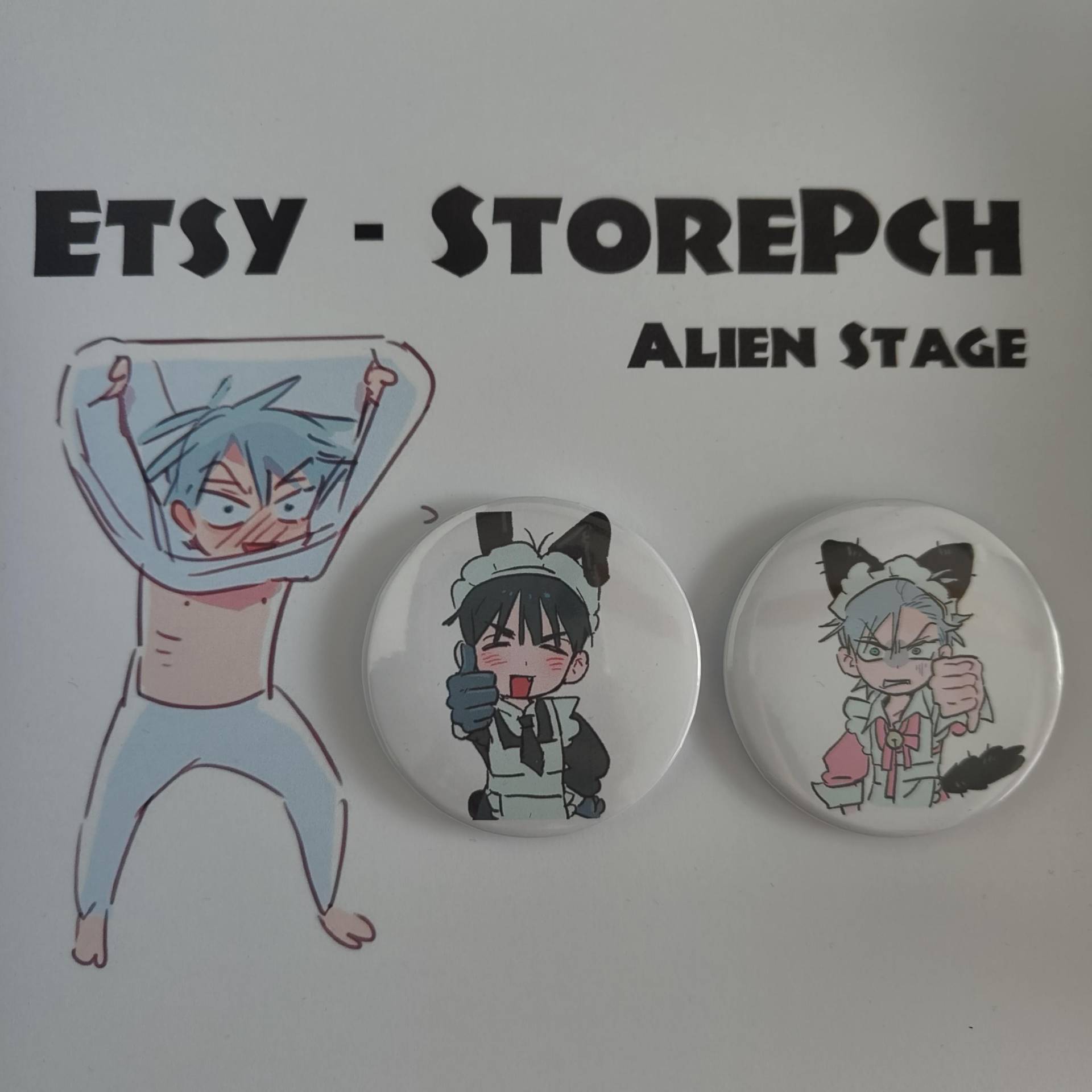 Pin 58 Mm - Alien Stage | Ivan Und Till Neu Pin 58 Mm - Alien Stage | Ivan Und Till Neu von StorePch