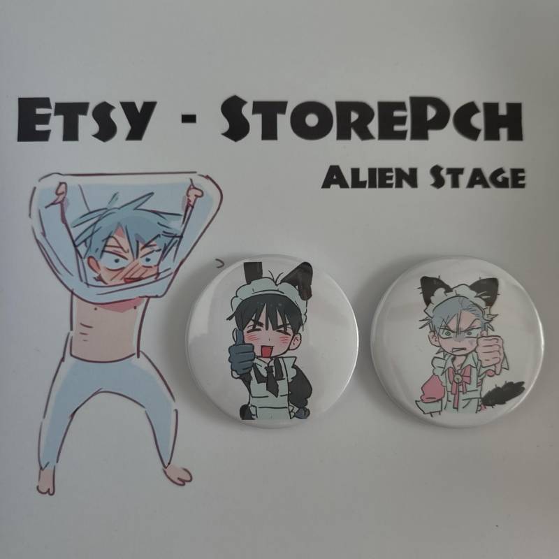 Pin 58 Mm - Alien Stage | Ivan Und Till Neu von StorePch