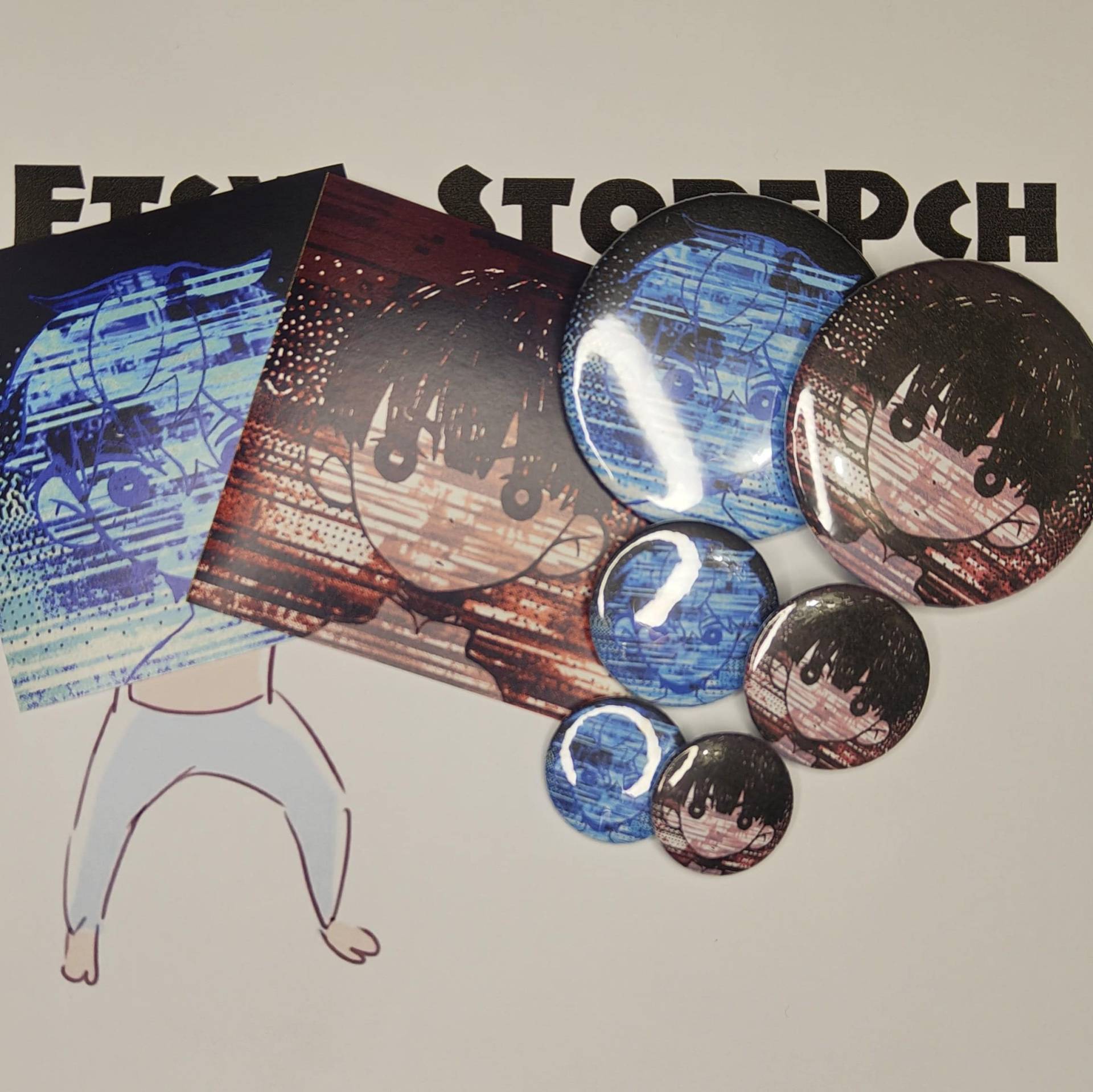 Set Pin Und Sticker - Alien Stage | Omori von StorePch