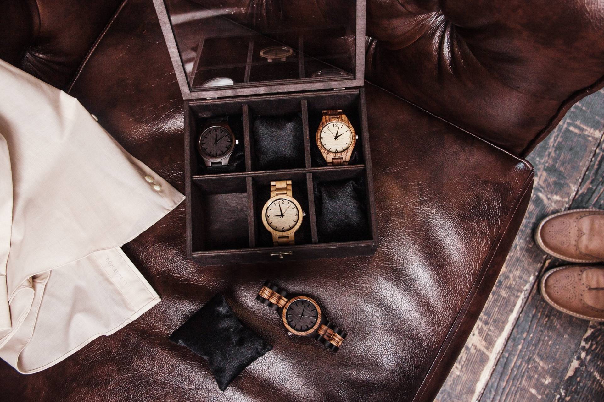 Uhrenbox, Uhrenbox Für Männer Personalisiert, Aus Holz, Holz von StoreWoodUA