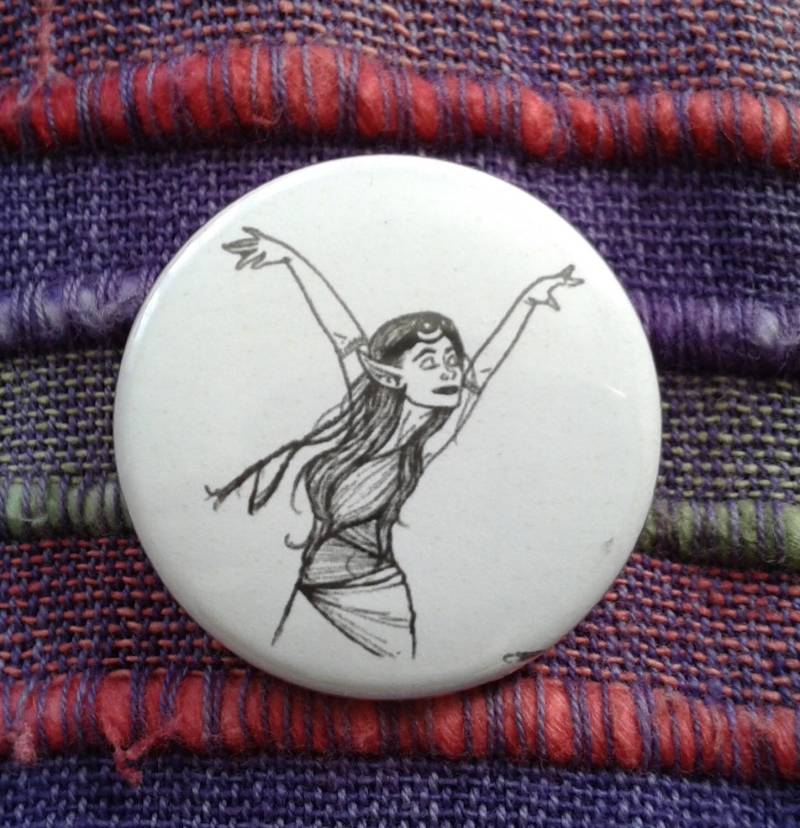 Joy Goddess Abzeichen Carolyn Storey von StoreyArtworks