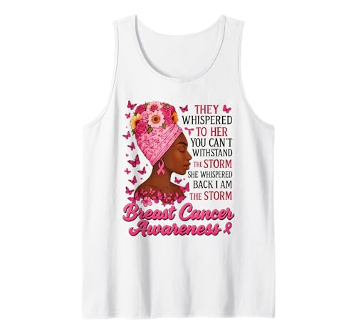 I'm The Storm Afro Frauen Brustkrebs Survivor rosa Schleife Tank Top I'm The Storm Afro Frauen Brustkrebs Survivor rosa Schleife Tank Top von Storm Black Women Breast Cancer Survivor