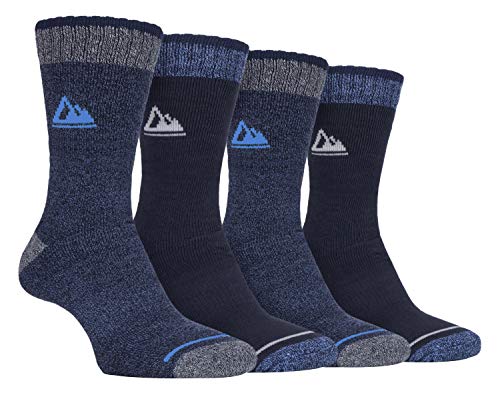 Storm Bloc - 4er Pack Herren Atmungsaktiv Antiblasen Polsterung Wandersocken (39/45, SBMS033NVY) von Storm Bloc