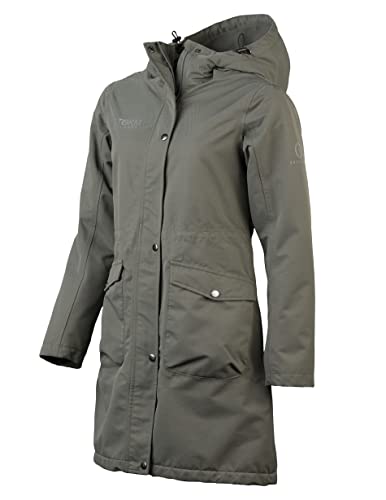 Storm Explorer Parka für Damen - Wasserdicht & Atmungsaktiv - Übergangsjacke für den Herbst & Winter - Regenjacke mit Kapuze - Wetterfester Regenmantel & Outdoor Jacke - Olive Grün S von Storm Explorer