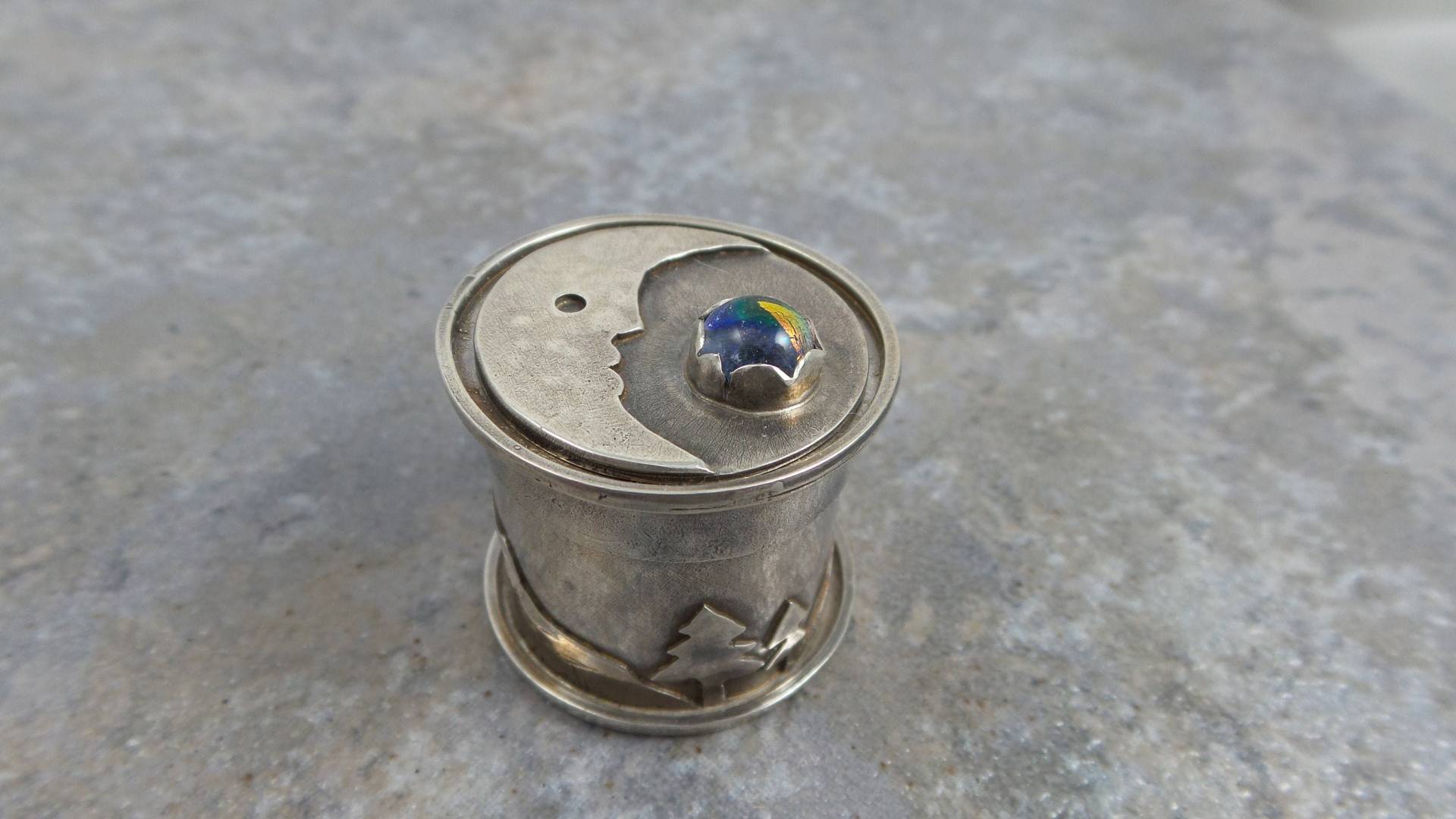 Moon Treasure Box Pendant Halskette Set, Geschenk, Jubiläum, Einzigartig von StormFlightDesigns