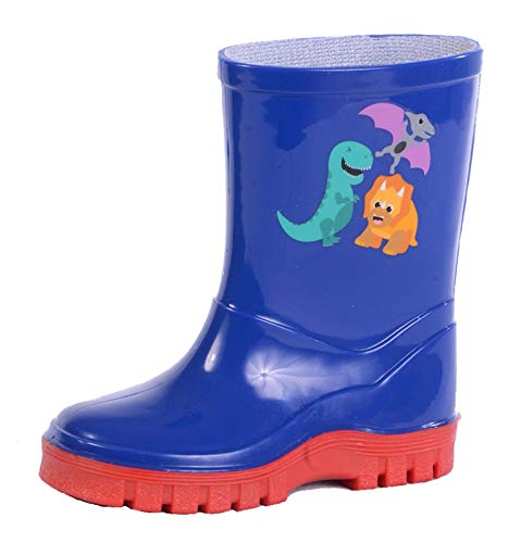 StormWells, Kinder-Gummistiefel „Kids Puddle“, UK-Größen (Kinder) 3, 4, 5, 6, 7, 8, 9, 10, Blau - navy - Größe: 25 EU von StormWells