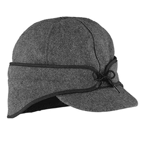 Stormy Kromer Rancher Cap - Wintermütze aus Thinsulate Wolle mit Ohrenklappen aus Fleece - Schwarz - 57 EU von Stormy Kromer