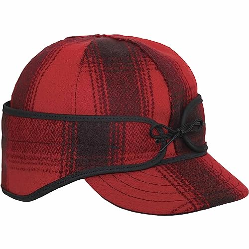 Stormy Kromer Uni Erwachsene Baseball, Rot/Schwarz kariert, 7.625 von Stormy Kromer