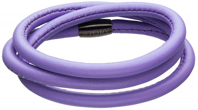 Story Armband Lammnappa Leder Lila 57 cm 1004905-57 günstig kaufen von Story by Kranz & Ziegler