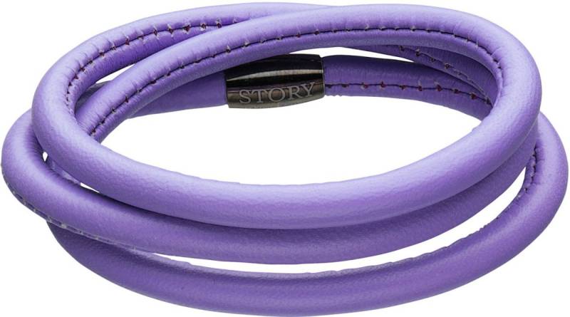 Story Armband Lammnappa Leder Lila 60 cm 1004905-60 günstig kaufen von Story by Kranz & Ziegler