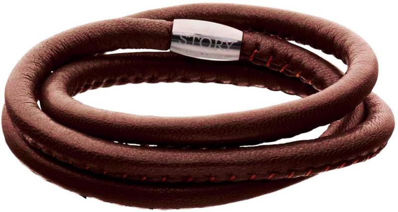Story Armband Lammnappa Leder Rot 60 cm 1004899-60 günstig kaufen von Story by Kranz & Ziegler