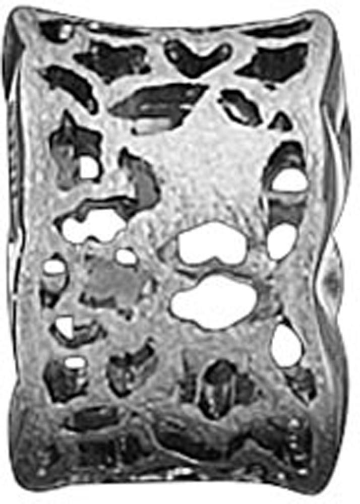 Story Charme Knopf Stern Muster klein Silber Schwarz Rhodiniert 6008179 günstig von Story by Kranz & Ziegler