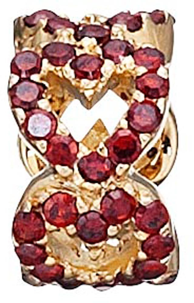 Story Charme Ring Herzen Zirkonia Silber vergoldet 5208198 günstig kaufen von Story by Kranz & Ziegler