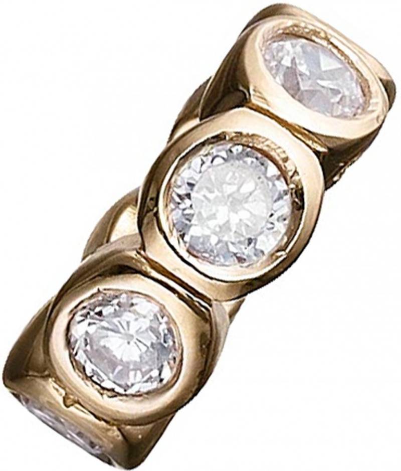 Story Charme Ring Zirkonia Silber vergoldet 5208053 günstig kaufen von Story by Kranz & Ziegler