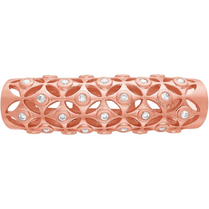 Story Schmuck 2208467 Silber rosé vergoldet Charm Cylinder Muster günstig kauf von Story by Kranz & Ziegler