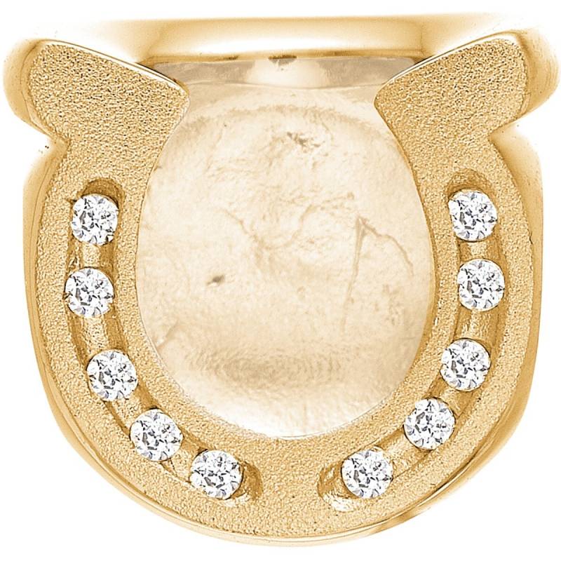 Story Schmuck 5208737 Silber vergoldet Charm Hufeisen Zirkonia günstig kaufen von Story by Kranz & Ziegler