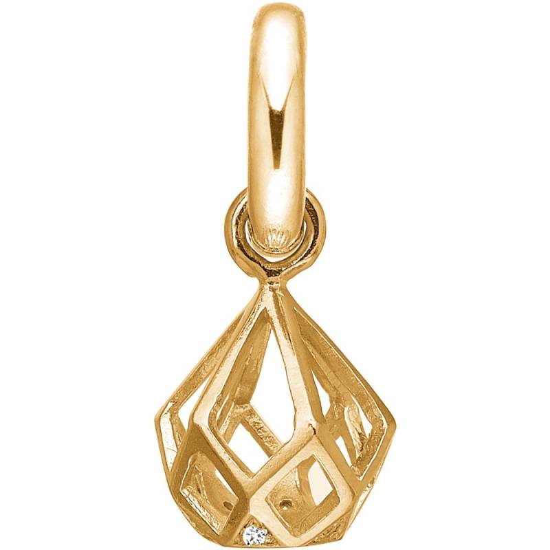 Story Schmuck 5208739 Silber Charm vergoldet Tropf Harlekin Zirkonia günstig ka von Story by Kranz & Ziegler