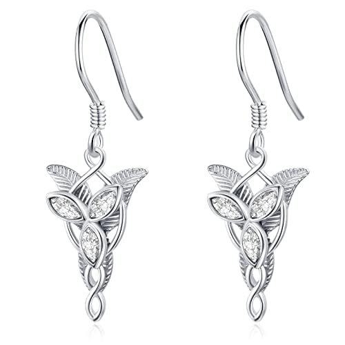 Herr der Ringe Ohrringe 925 Sterling Silber Arwen Evenstar Schmuck Herr der Ringe Geschenke für Frauen Männer Mädchen von StoryMidir