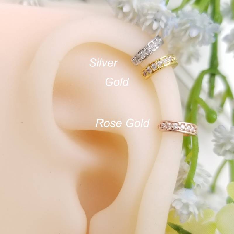 18G Runde Zirkon Hoop One Touch, Clicker Ohrring, Helix Knorpel Tragus Daith Piercing 18G Runde Zirkon Hoop One Touch, Clicker Ohrring, Helix Knorpel Tragus Daith Piercing von StorybyMIMIsPICK