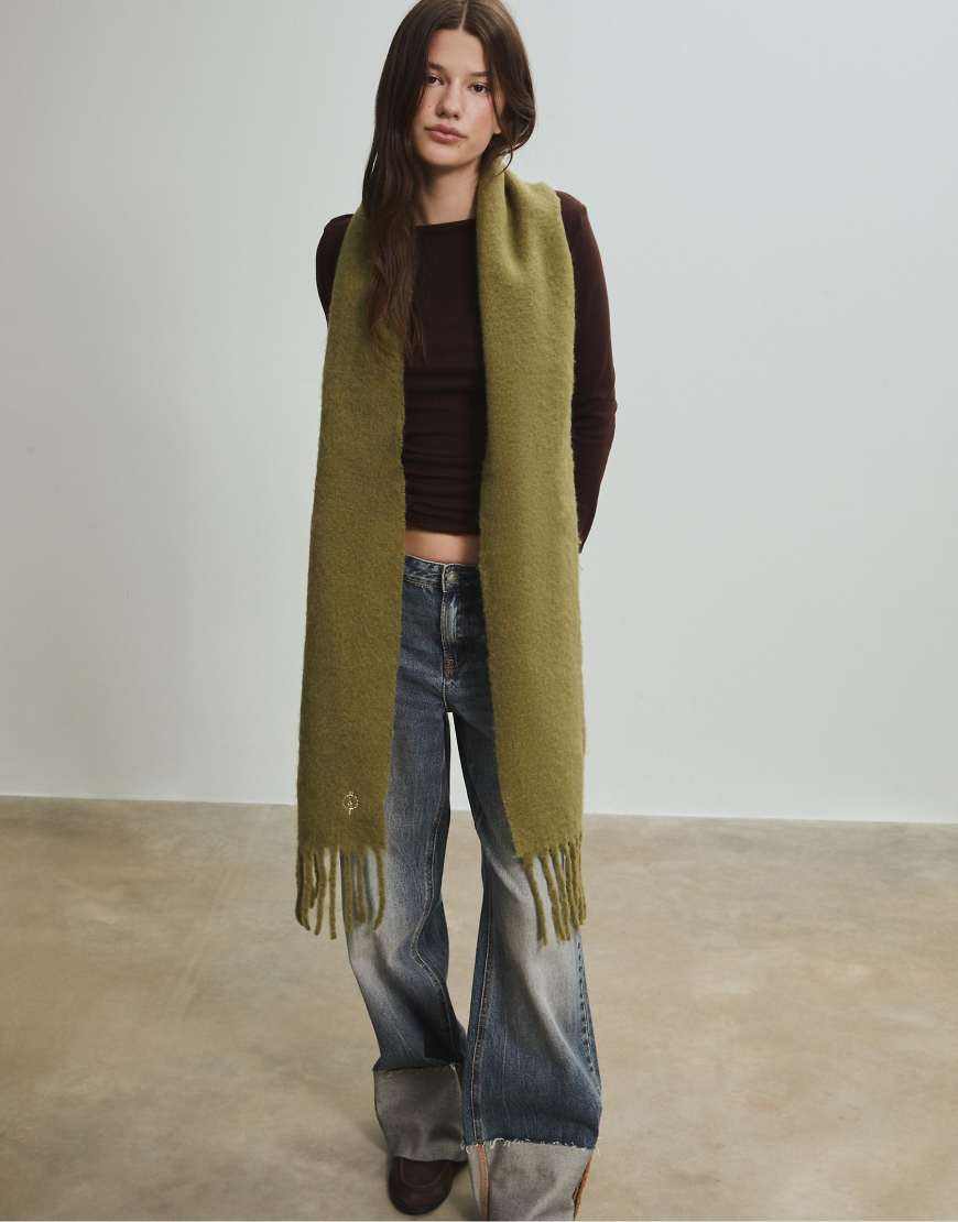 Stradivarius - Basic-Schal in Olivgrün Stradivarius - Basic-Schal in Olivgrün von Stradivarius