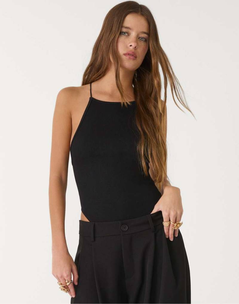 Stradivarius - Body in Schwarz mit verzierter Rückseite Stradivarius - Body in Schwarz mit verzierter Rückseite von Stradivarius