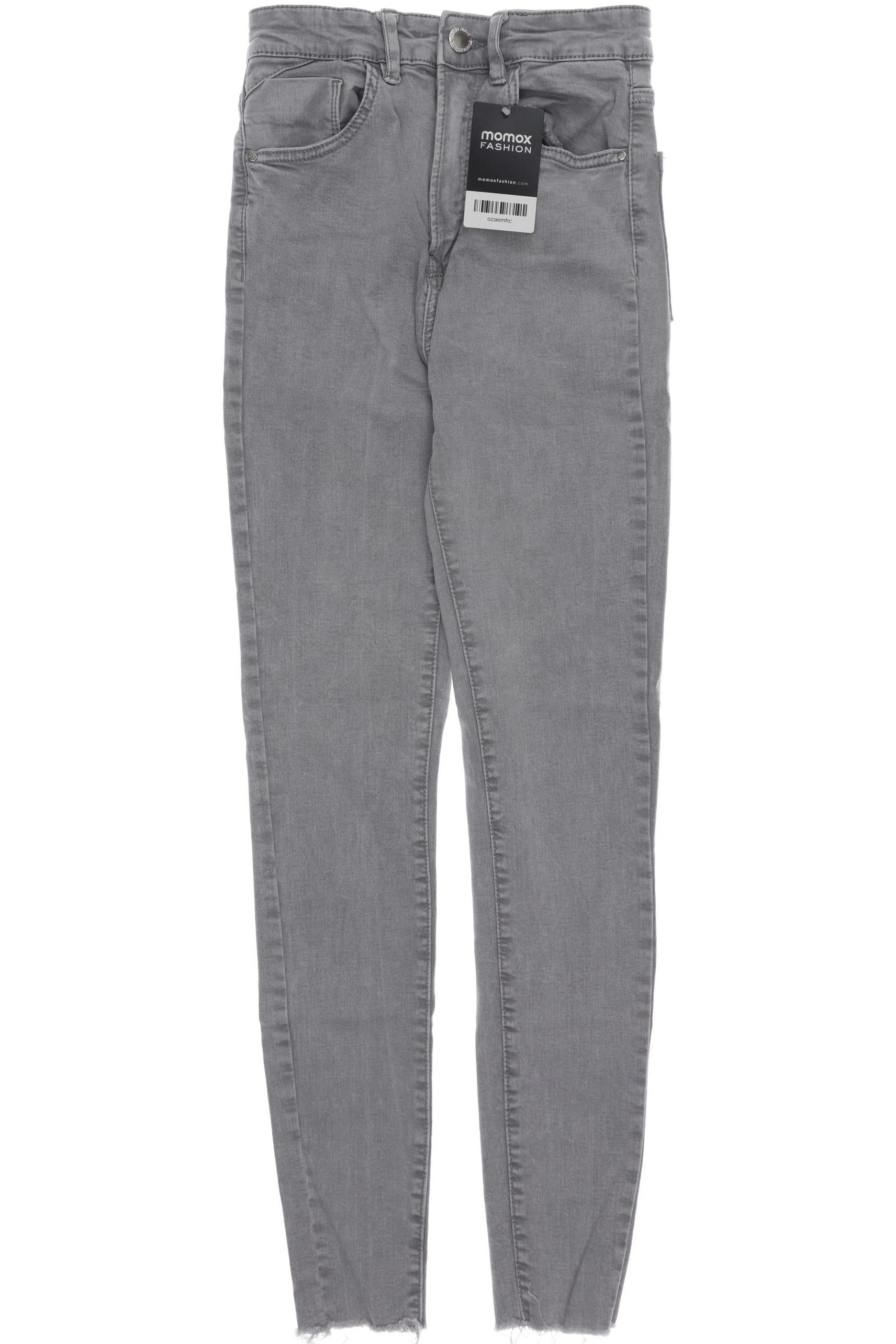 Stradivarius Damen Jeans, grau, Gr. 32 von Stradivarius