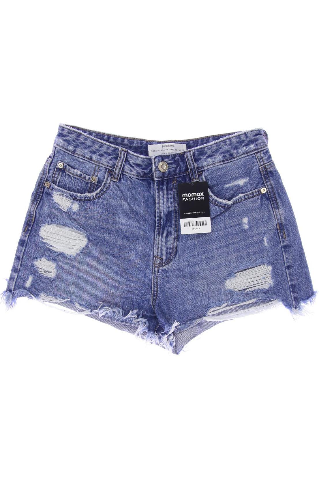 Stradivarius Damen Shorts, blau, Gr. 38 von Stradivarius