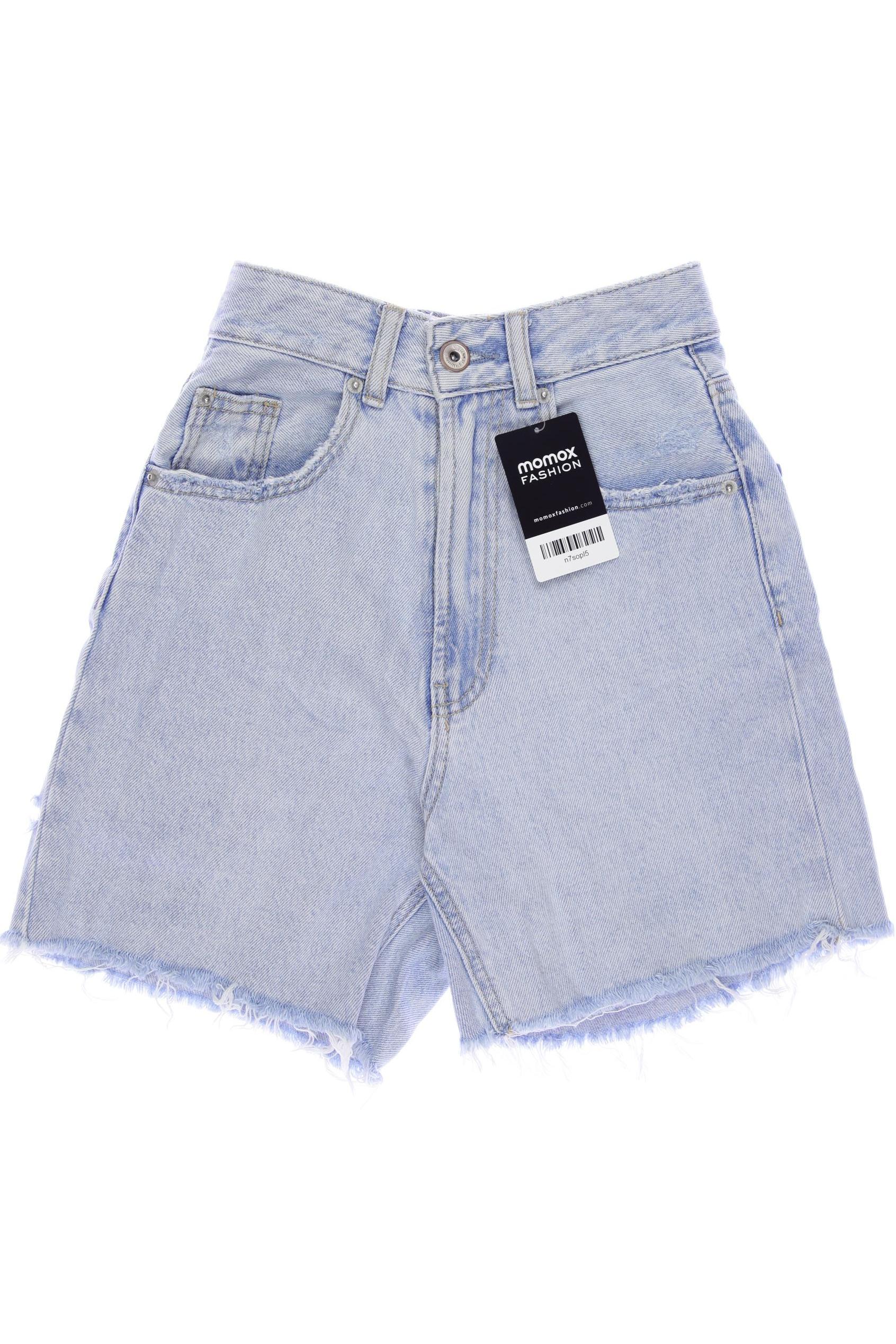 Stradivarius Damen Shorts, blau von Stradivarius