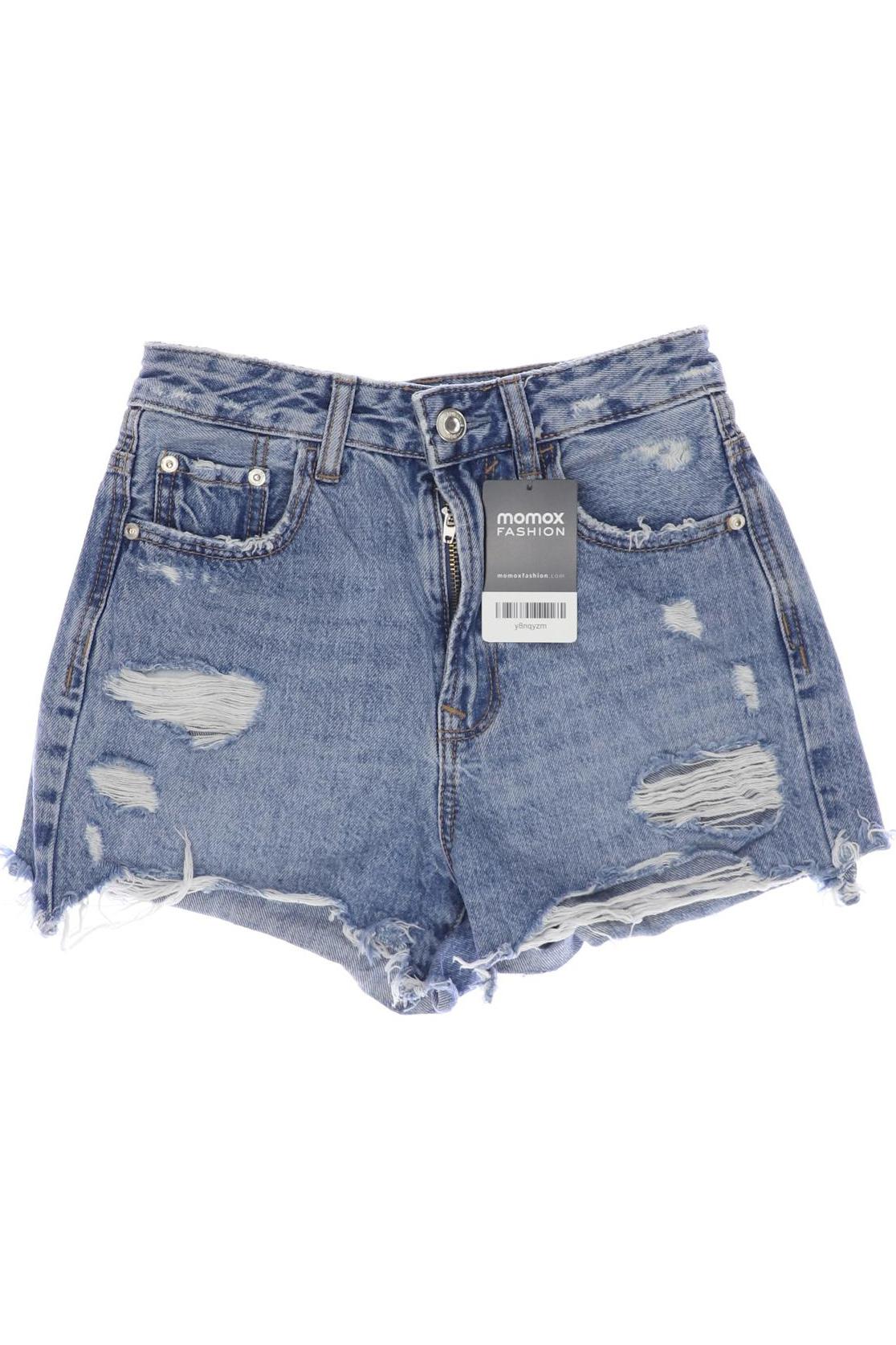 Stradivarius Damen Shorts, blau von Stradivarius