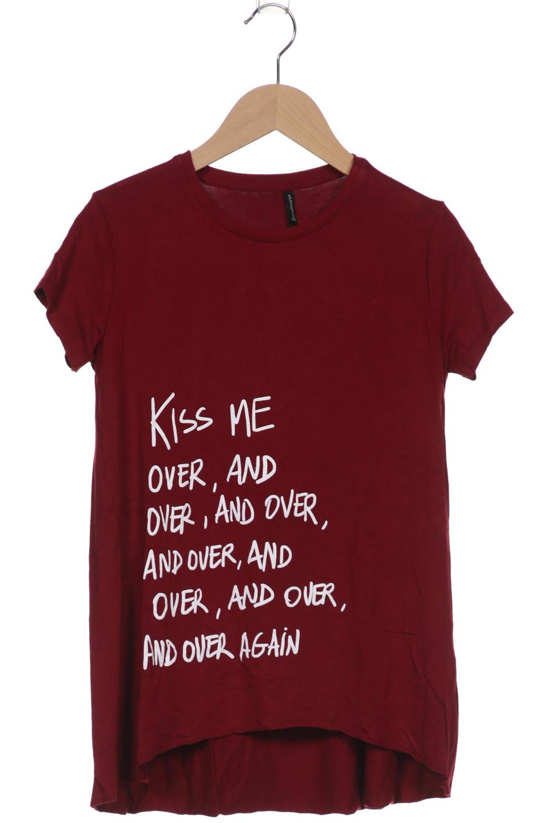 Stradivarius Damen T-Shirt, bordeaux von Stradivarius