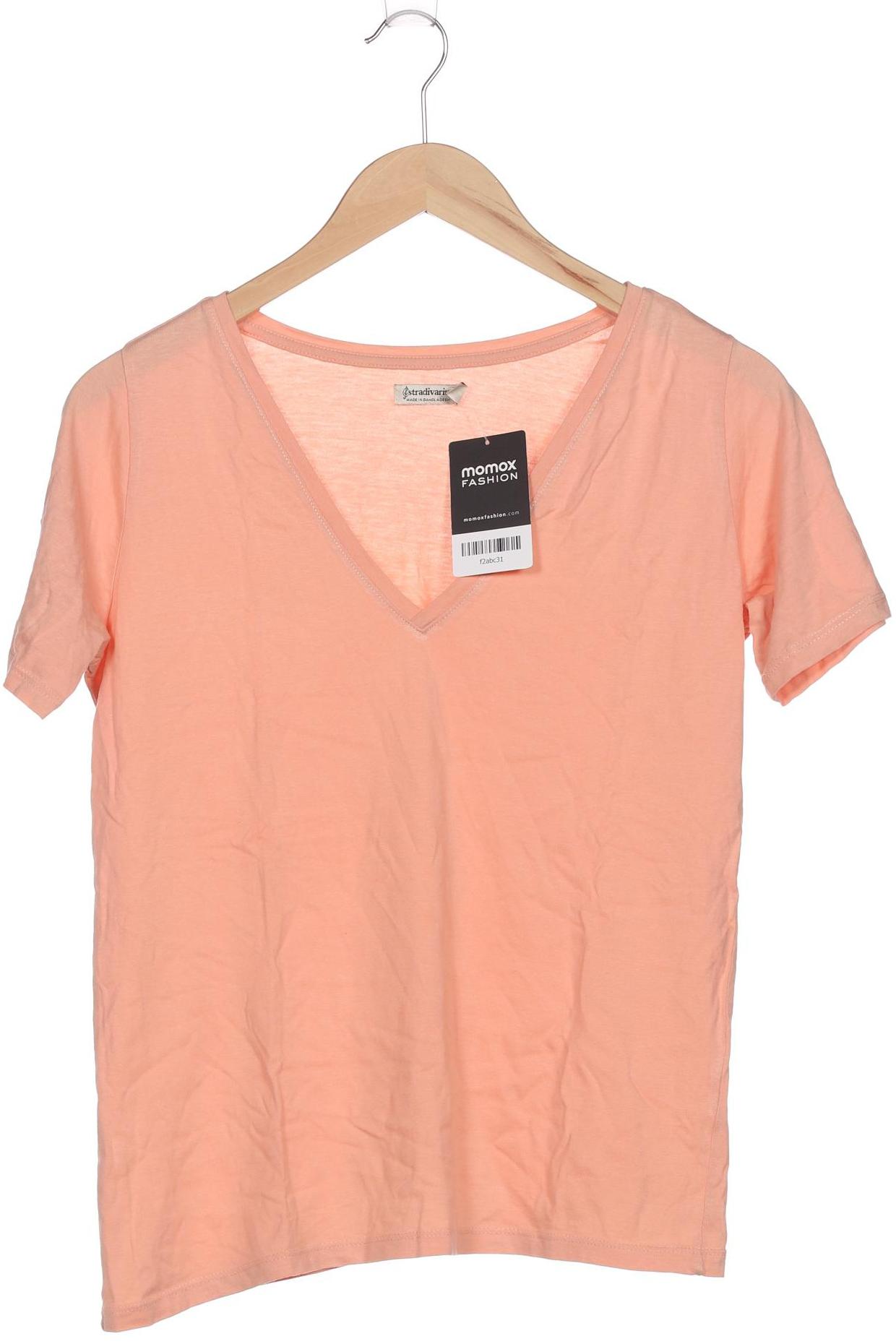 Stradivarius Damen T-Shirt, orange von Stradivarius