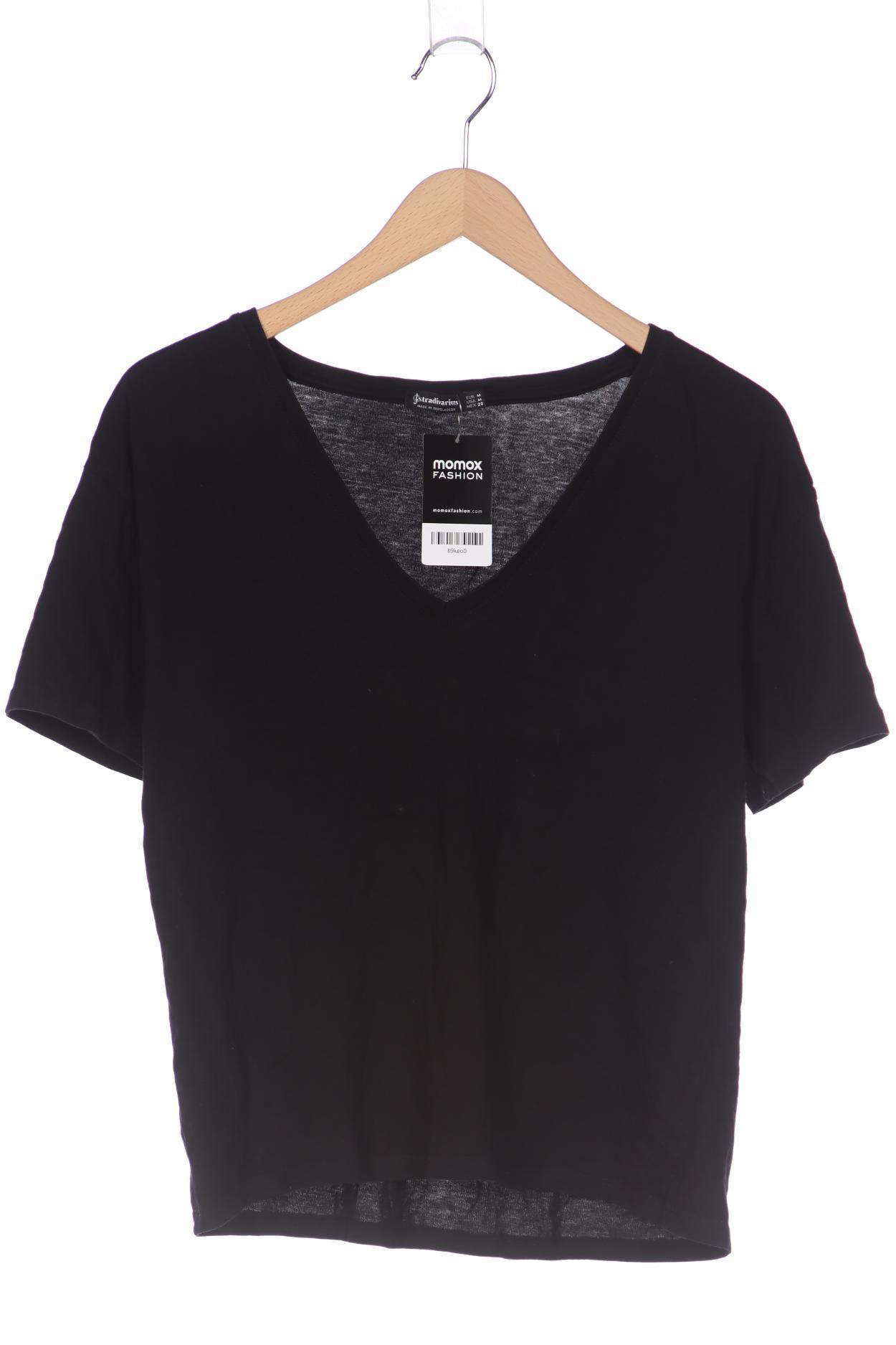 Stradivarius Damen T-Shirt, schwarz von Stradivarius