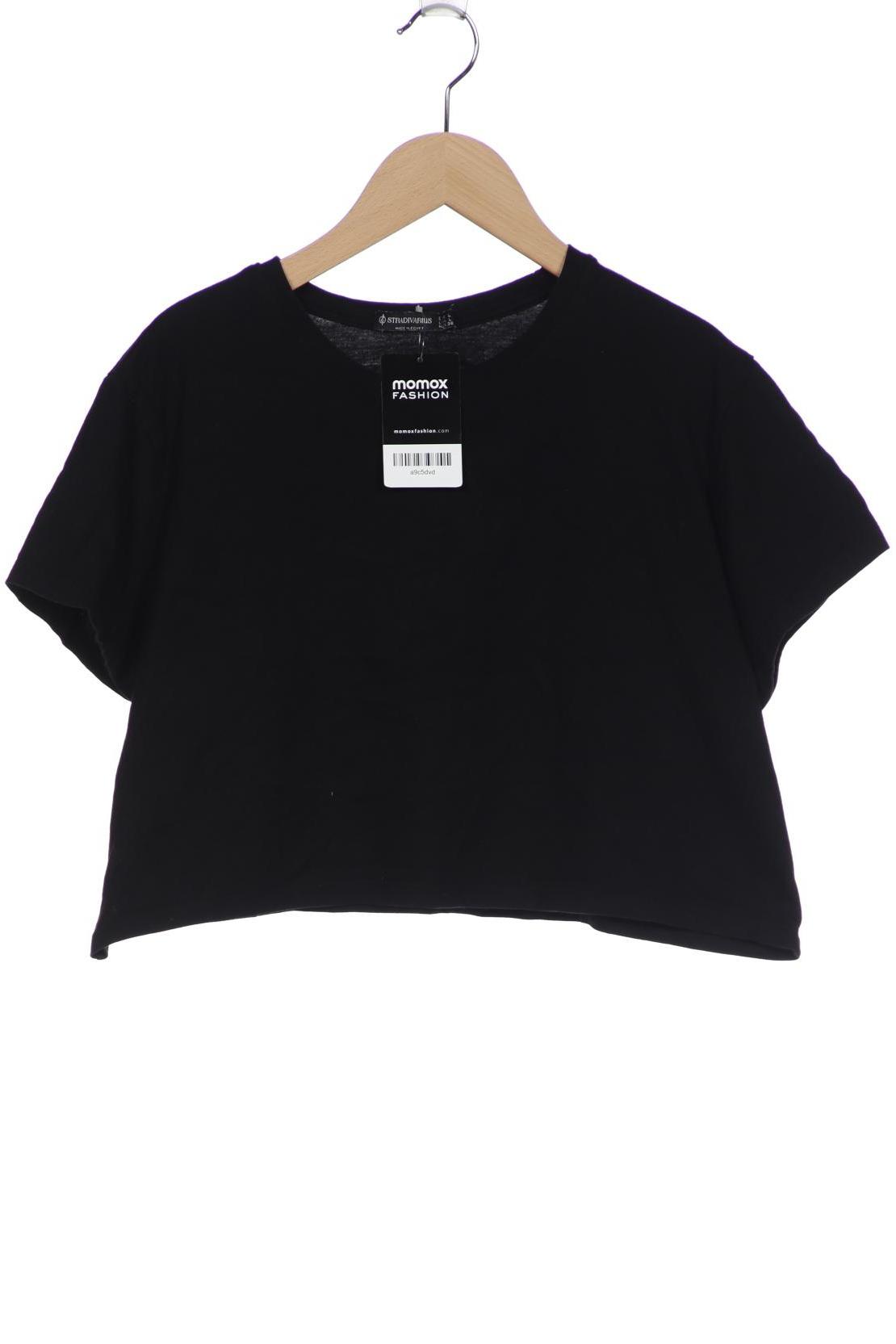 Stradivarius Damen T-Shirt, schwarz von Stradivarius