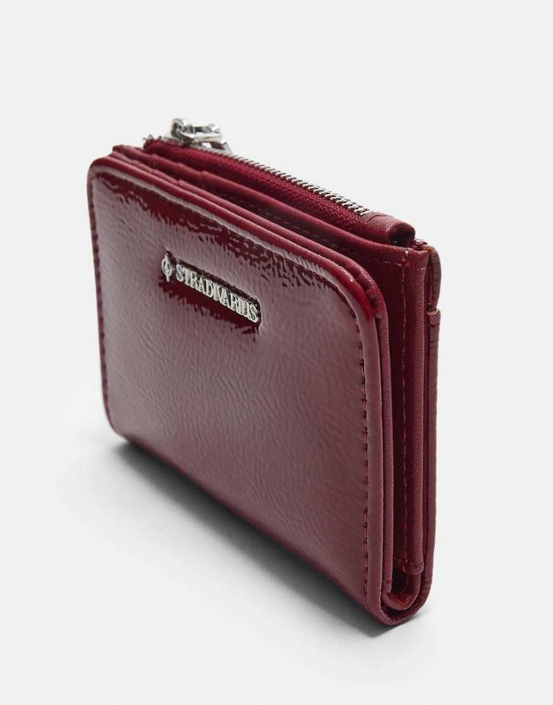 Stradivarius - Geldbörse in Rot mit Reißverschluss von Stradivarius
