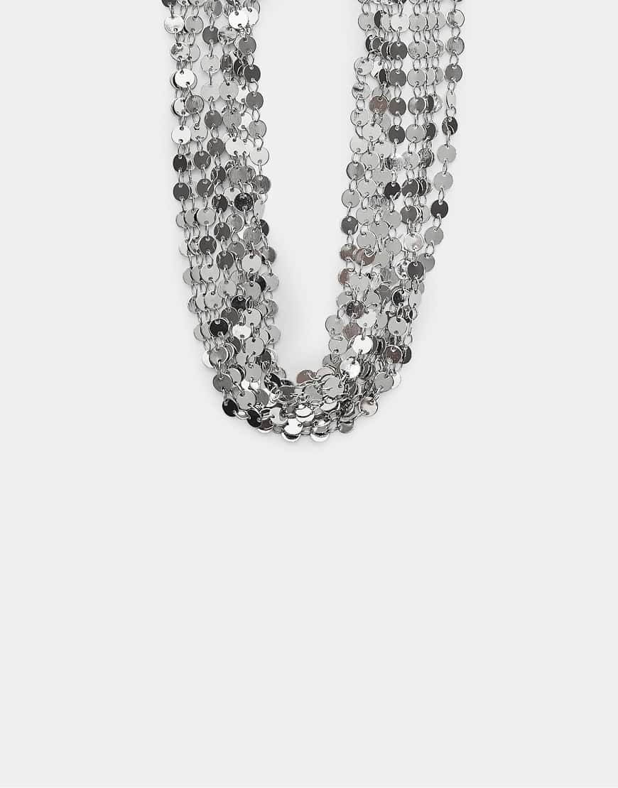 Stradivarius - Mehrreihige Halskette in Grau Stradivarius - Mehrreihige Halskette in Grau von Stradivarius
