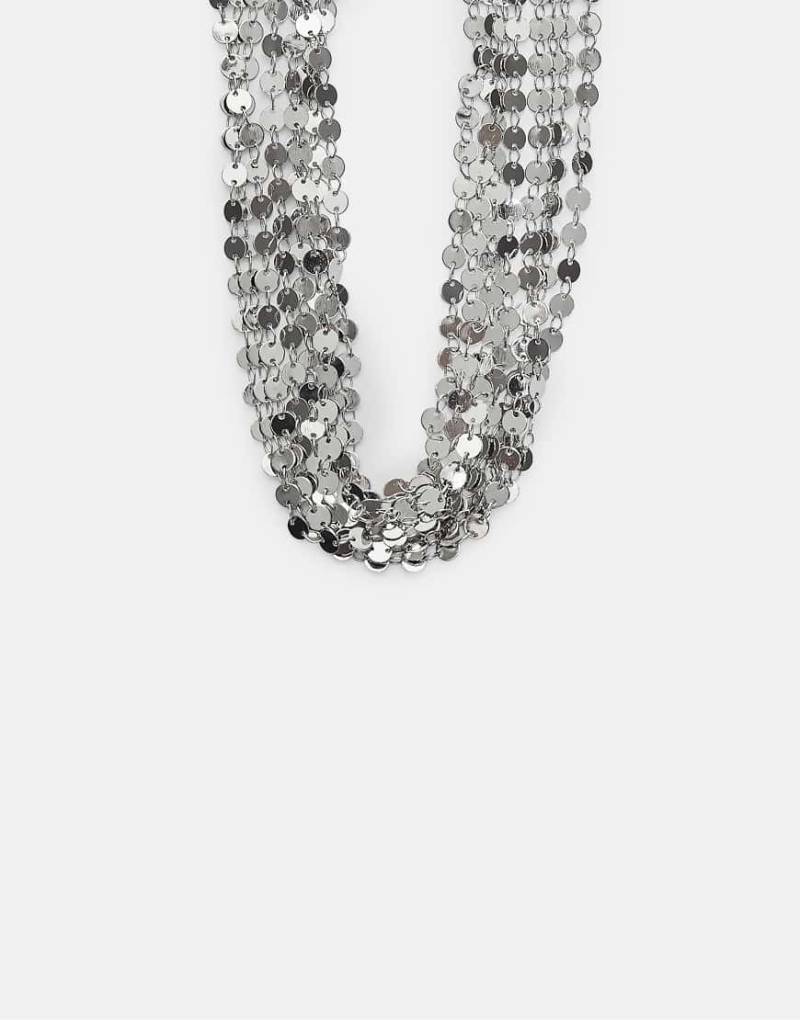 Stradivarius - Mehrreihige Halskette in Grau Stradivarius - Mehrreihige Halskette in Grau von Stradivarius