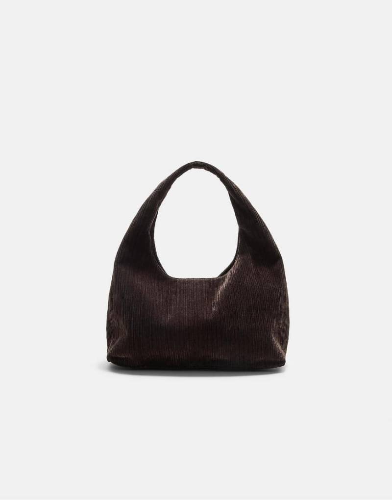 Stradivarius - Schultertasche in Braun mit weicher Struktur-Brown Stradivarius - Schultertasche in Braun mit weicher Struktur-Brown von Stradivarius