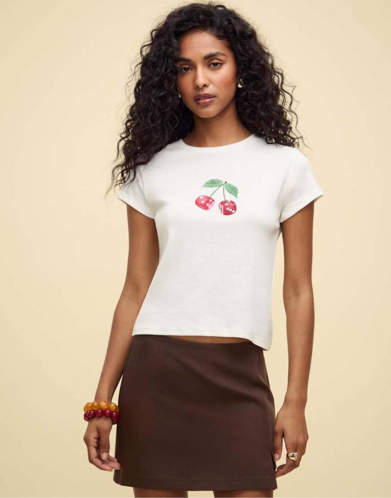 Stradivarius - Skort in Braun mit Seitenschlitz-Brown von Stradivarius