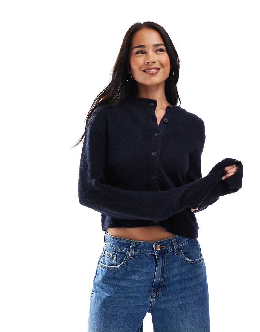 Stradivarius - Strickjacke in Marineblau von Stradivarius