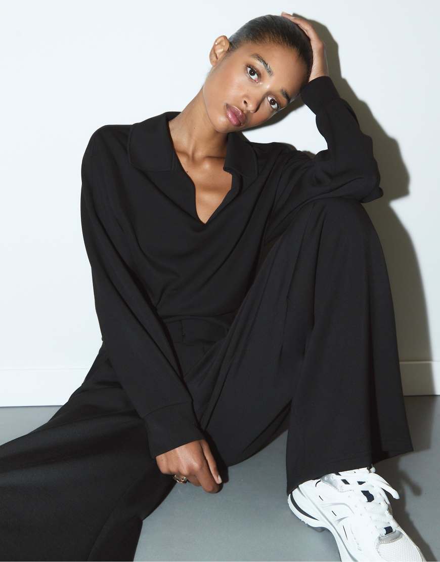 Stradivarius - Weiches Sweatshirt in Schwarz von Stradivarius