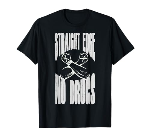 Hard Core "Straight Edge" Punk Shirt für Männer und Frauen T-Shirt von Straight Edge Hard Core Vegan Shirts