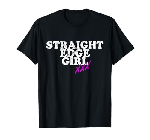 Straight Edge Girl Straight Edger Frauen Lifestyle sXe T-Shirt von Straight Edge Sprüche für Edger Society XXX