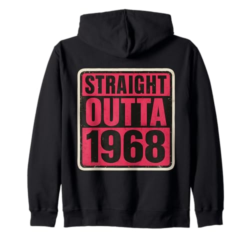 Straight Outta 1968 Geburtstag Damen Distressed Vintage Retro Kapuzenjacke Straight Outta 1968 Geburtstag Damen Distressed Vintage Retro Kapuzenjacke von Straight Outta 1968 Birthday Mens Womens Products
