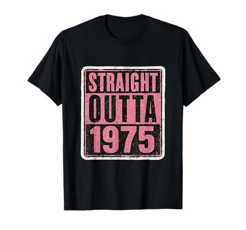 Straight Outta 1975 Geburtstag Damen Distressed Vintage 70er Jahre T-Shirt von Straight Outta 1975 Birthday Womens Products