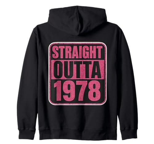 Straight Outta 1978 Geburtstag Damen Distressed Vintage Kapuzenjacke von Straight Outta 1978 Birthday Womens Products