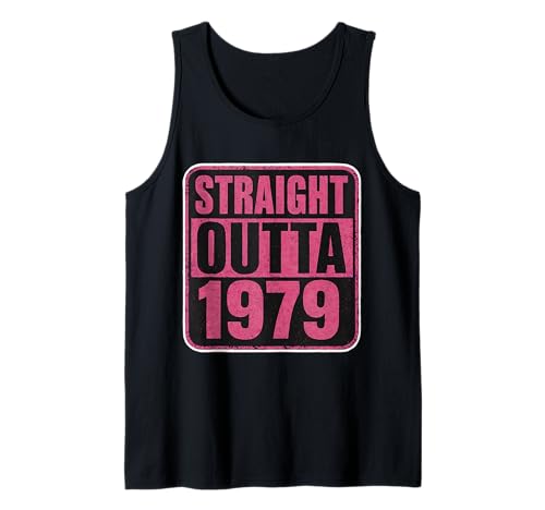 Straight Outta 1979 Geburtstag Damen Distressed Vintage Tank Top Straight Outta 1979 Geburtstag Damen Distressed Vintage Tank Top von Straight Outta 1979 Birthday Womens Products
