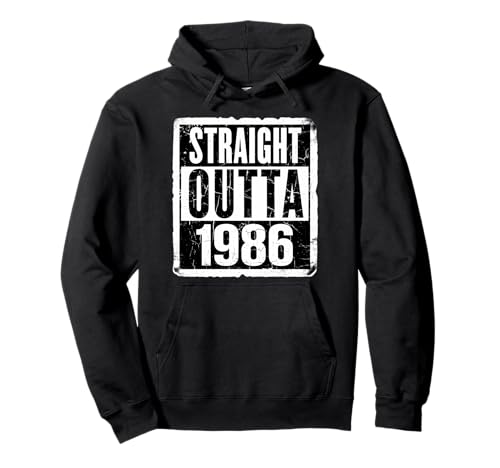 Straight Outta 1986 Geburtstag Damen Herren Distressed Funny Pullover Hoodie Straight Outta 1986 Geburtstag Damen Herren Distressed Funny Pullover Hoodie von Straight Outta 1986 Birthday Womens Mens Products