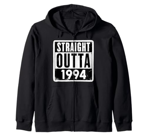 Straight Outta 1994 Geburtstag Damen Herren Distressed Funny Kapuzenjacke von Straight Outta 1994 Birthday Womens Mens Products