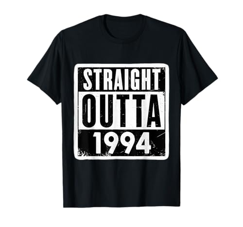 Straight Outta 1994 Geburtstag Damen Herren Distressed Funny T-Shirt von Straight Outta 1994 Birthday Womens Mens Products
